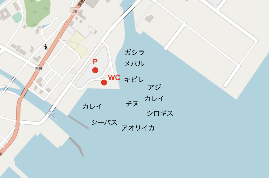 津名港の釣り場